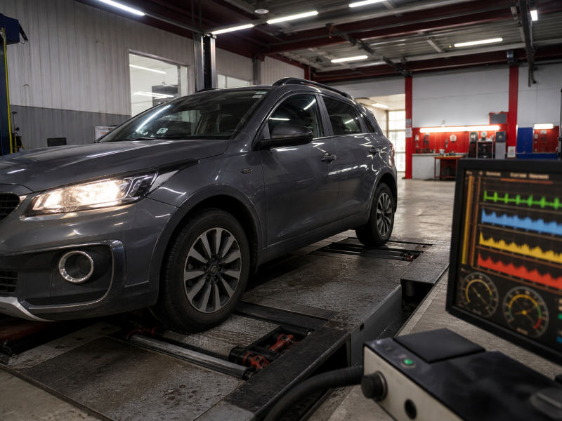 Диагностика подвески на вибростенде в Волгограде — автосервис JackCars, ул. Козловская 44А